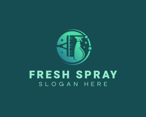 Spray - Sanitation Wiper Spray logo design