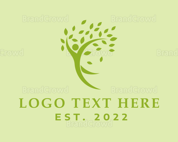 Human Tree Therapist Logo