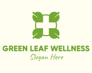 Medical Green Leaf Community logo design