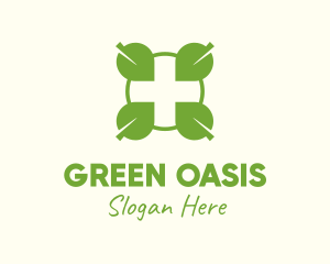 Medical Green Leaf Community logo design