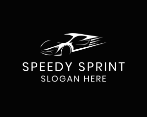 Speedy Race Car  logo design