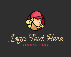 Hat - Blonde Cap Beauty logo design