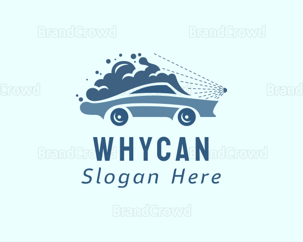 Car Water Bubbles Logo