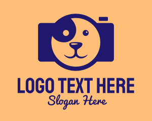 Photo Editor - Blue Dog Camera logo design