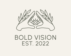 Mystical Pyramid Eye logo design