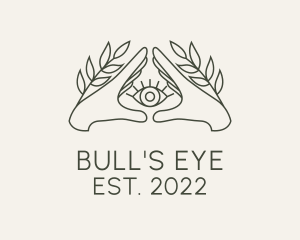 Mystical Pyramid Eye logo design