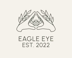 Mystical Pyramid Eye logo design