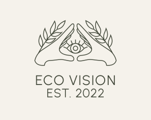 Mystical Pyramid Eye logo design