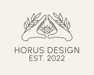 Mystical Pyramid Eye logo design