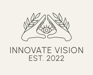 Mystical Pyramid Eye logo design