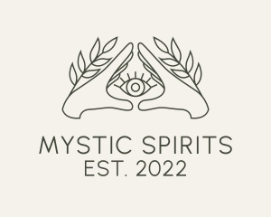 Mystical Pyramid Eye logo design