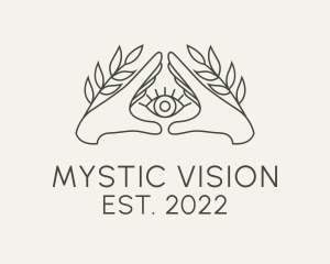 Mystical Pyramid Eye logo design