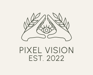 Mystical Pyramid Eye logo design