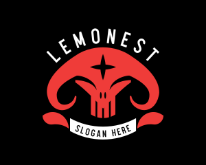 Gaming Demon Skull  Logo