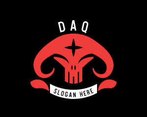 Gaming Demon Skull  Logo