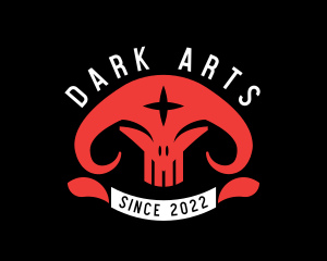 Gaming Demon Skull  logo design