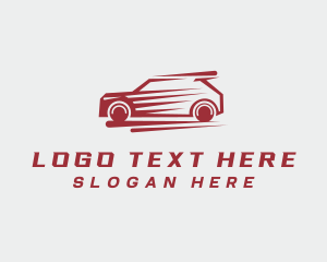 Race Car Vehicle Logo