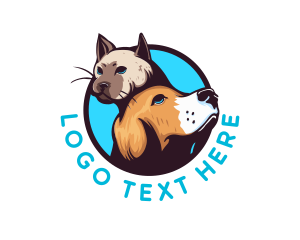 Dog Cat Pet logo design