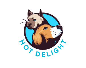 Dog Cat Pet logo design