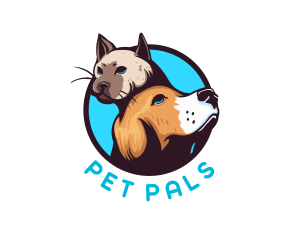 Dog Cat Pet logo design