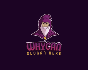 Streamer - Witch Wizard Sorcerer logo design