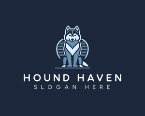 Hound Dog Canine logo design