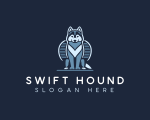 Hound Dog Canine logo design