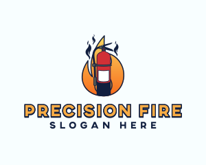 Fire Extinguisher Equipment logo design