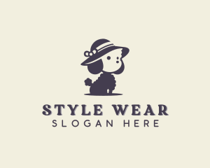 Dog Fashion Hat  logo design