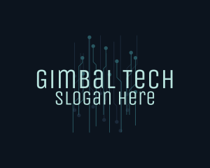 Blue Circuit Tech  logo design