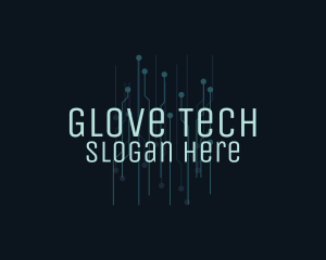 Blue Circuit Tech  logo design