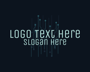 Text - Blue Circuit Tech logo design