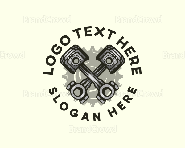 Industrial Engine Gear Logo