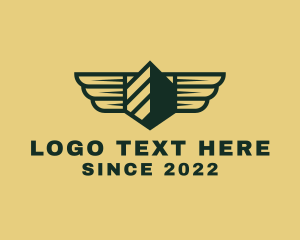 Wings - Airline Pilot Mountain logo design