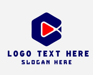 Hexagon - Digital Play Multimedia logo design