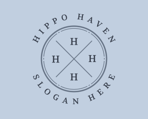 Modern Hipster Business logo design