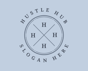 Modern Hipster Business logo design