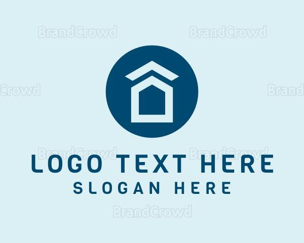 Geometric House Residence Logo