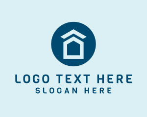 House Hunting - Geometric House Residence logo design