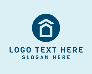 Geometric House Residence Logo