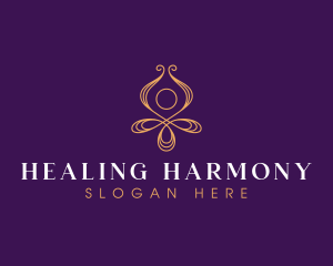 Yoga Spa Healing logo design