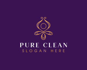 Yoga Spa Healing logo design