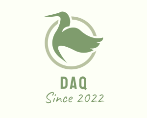 Mirgatory Bird - Green Duck Aviary logo design