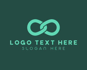 Linked - Chain Infinity Link logo design