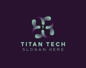 Tech Artificial Intelligence logo design