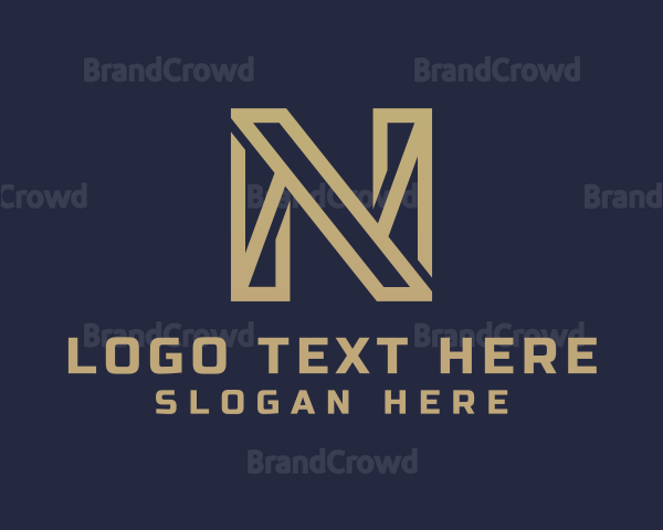 Modern Professional Letter N Logo