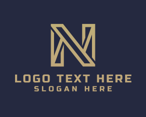 Letter N - Modern Professional Letter N logo design