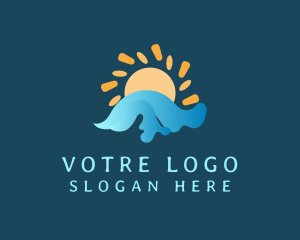 Solar Ocean Waves Logo