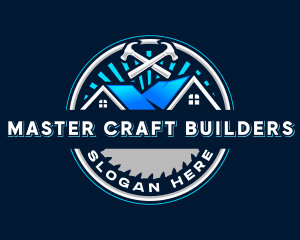Builder - Contractor Maintenance Builder logo design