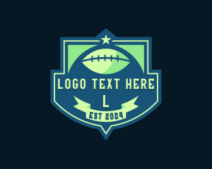 Red Ball - Football Rugby League logo design